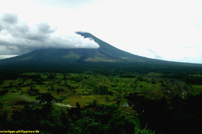 Mayon Vulkan, Blick vom Lignon Hill, Legazpi
