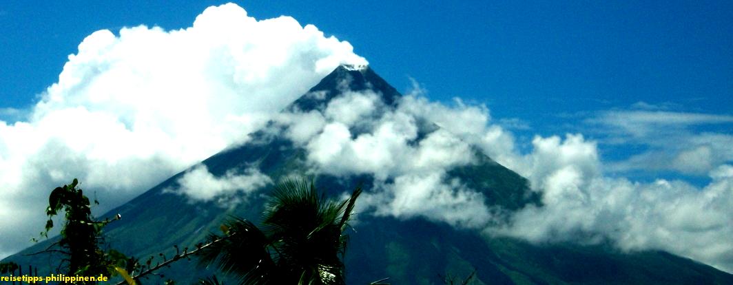 Mayon Vulkan, Blick von Legazpi