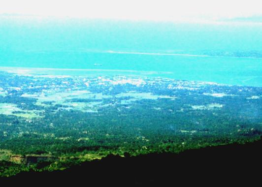 Blick auf Tabaco, Albay