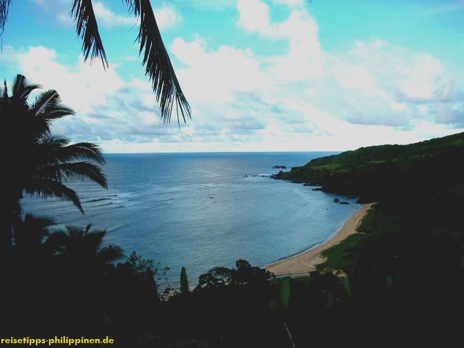 Blick auf den Strand von Puraran, Catanduanes